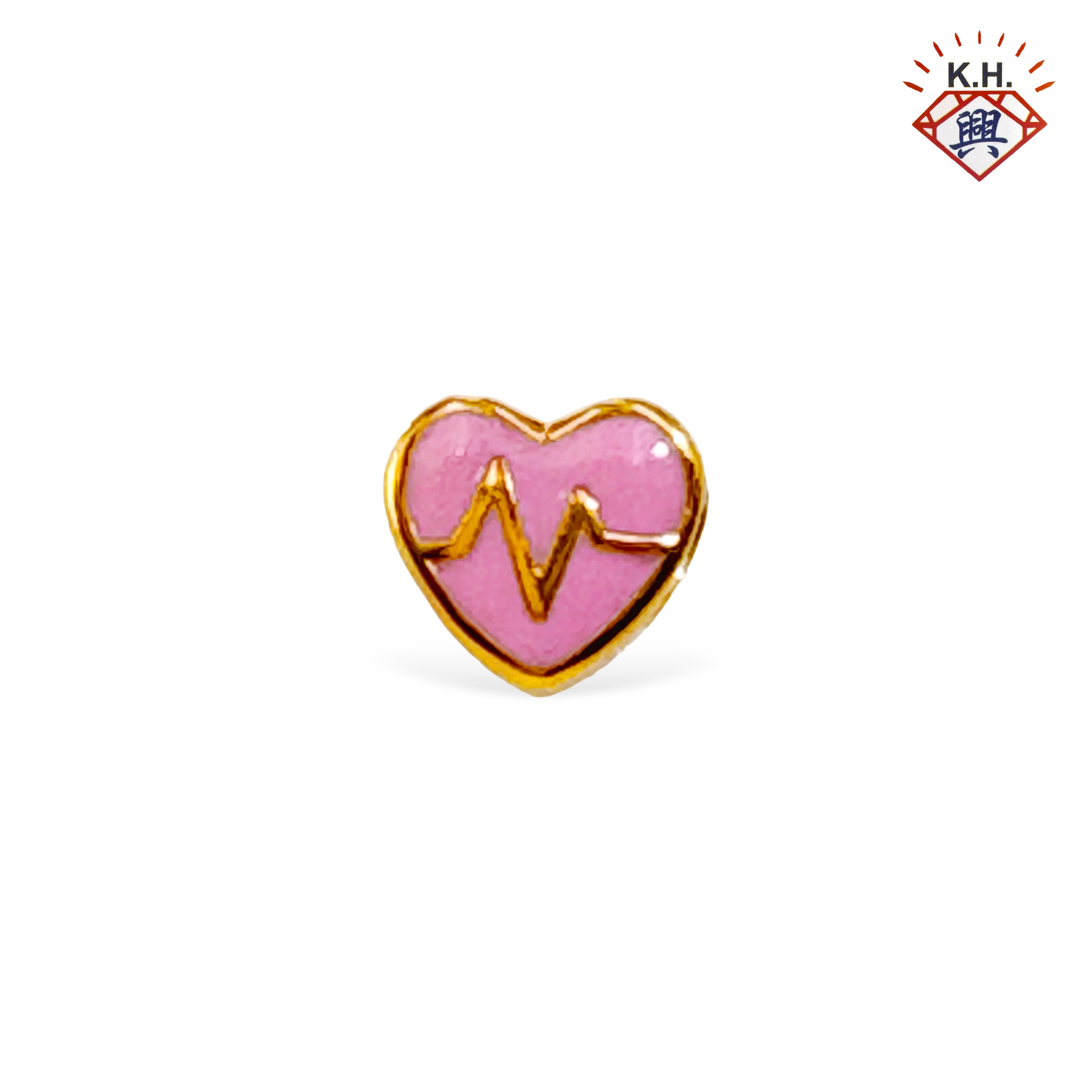 916 Gold Bead – Heartbeat Heart(心型心跳)