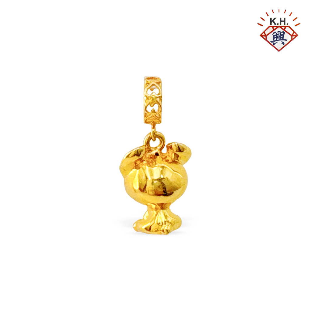 916 Gold Charm – Stitch