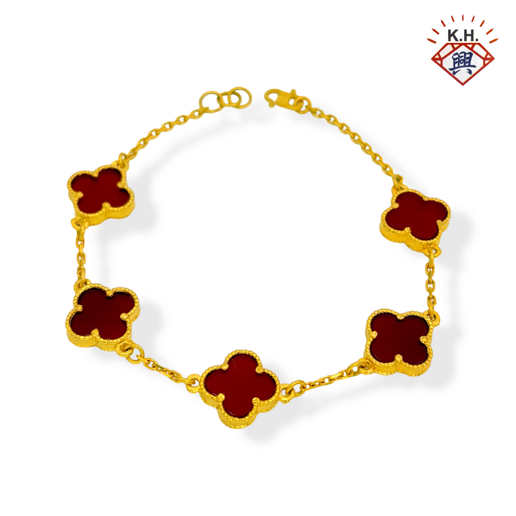 916 Gold Bracelet – Clover6 (四叶草6)