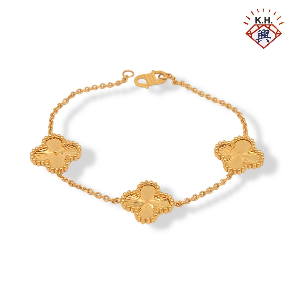 916 Gold Bracelet – Clover8 (四叶草8)