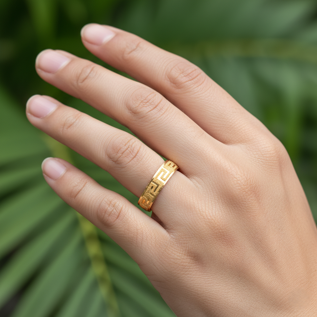 916 Gold Ring - Belah Rotan Maze 1 (长城)