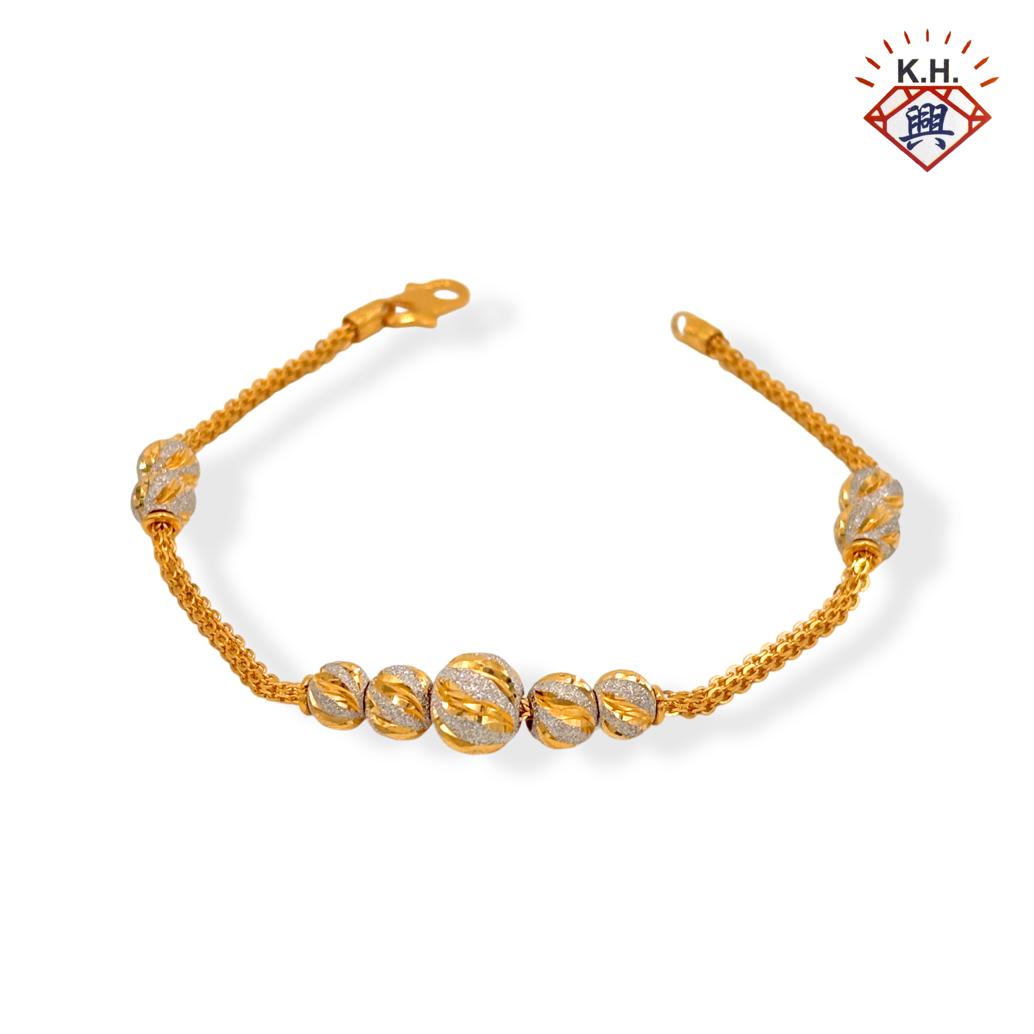 916 Gold Bracelet - 4 in 1 Polo Boba 3 (4 in 1 POLO串珠 3)