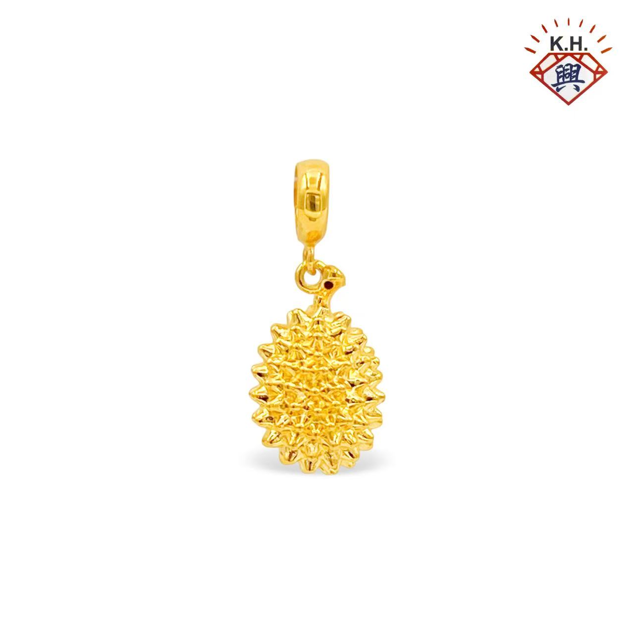 916 Gold Charm – Durian 1