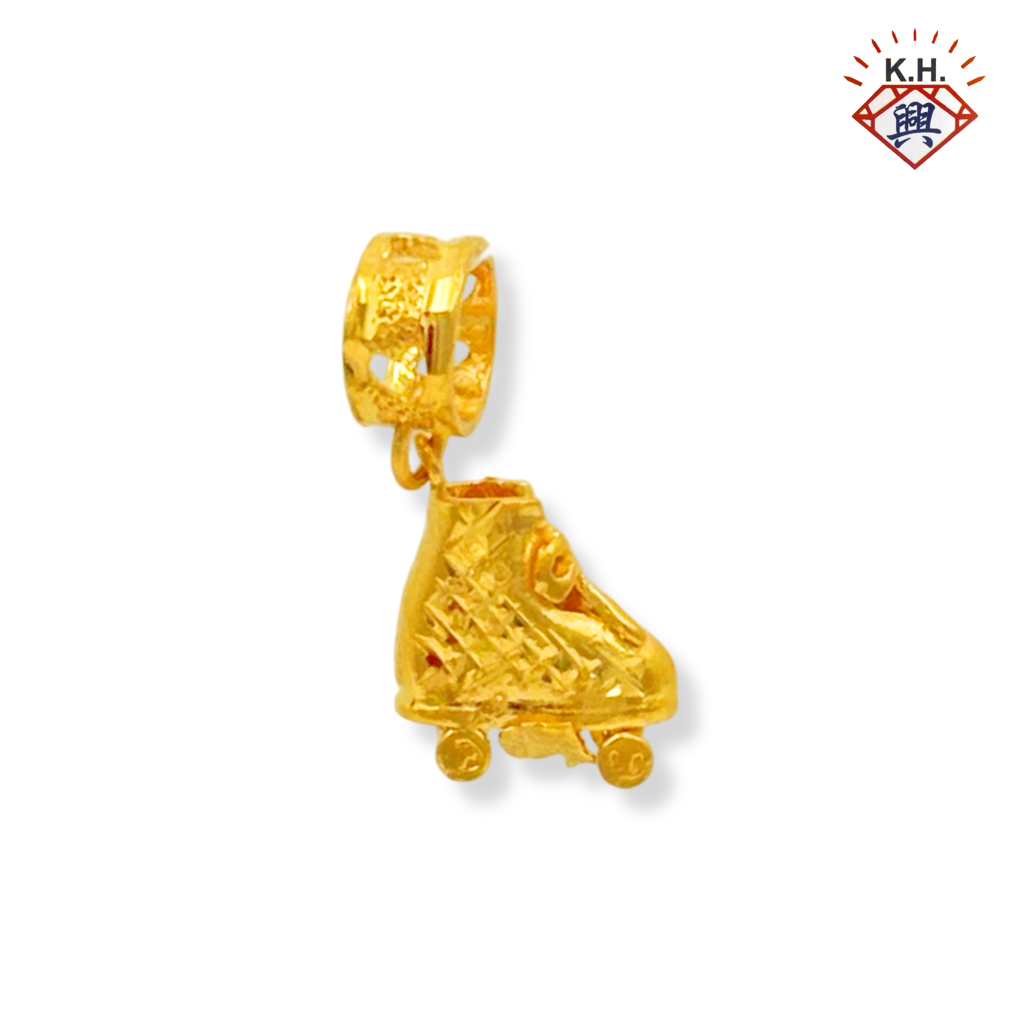 916 Gold Pendant – Roller Skate(黄金溜冰鞋)