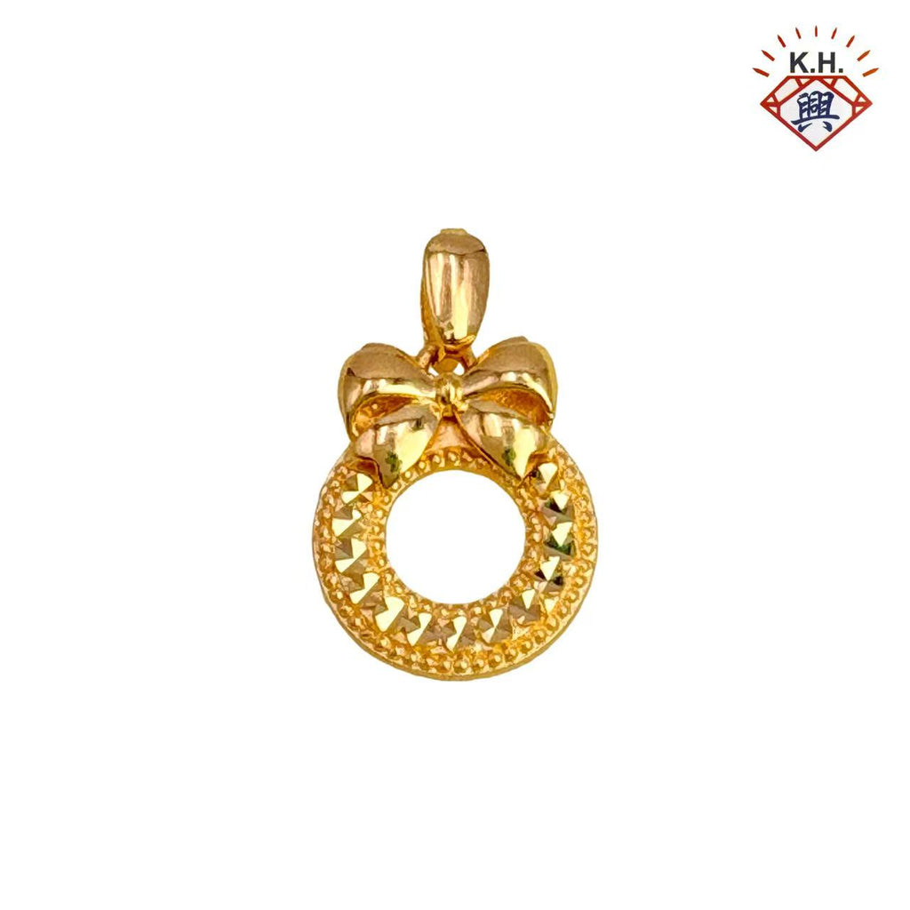 916 Gold Pendant – Ribbon (蝴蝶结)
